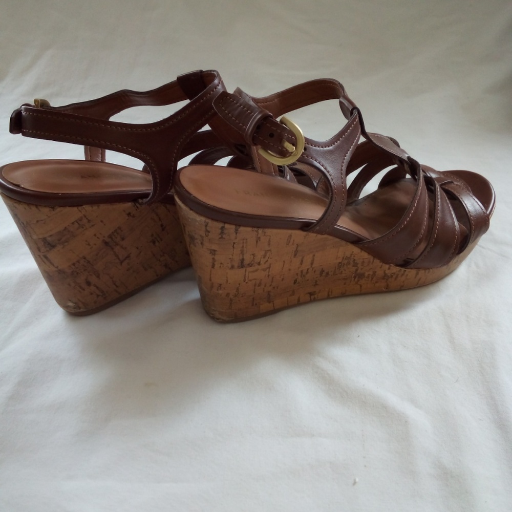 Franco Sarto Marybeth wedge sandals. Size 9 EUC - Picture 3 of 4